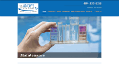 Desktop Screenshot of andyspoolservice.com